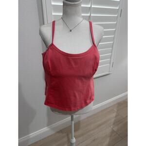 Addition Pink Tank Top 1X Cotton-blend camisole tank top, Addition-Elle, size 1X